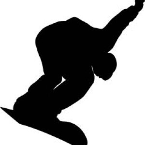 Snowboard silhouette